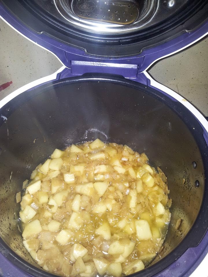 FILETES DE LOMO CON MANZANA por Águeda María García Dávila ~ Recetas Cookeo