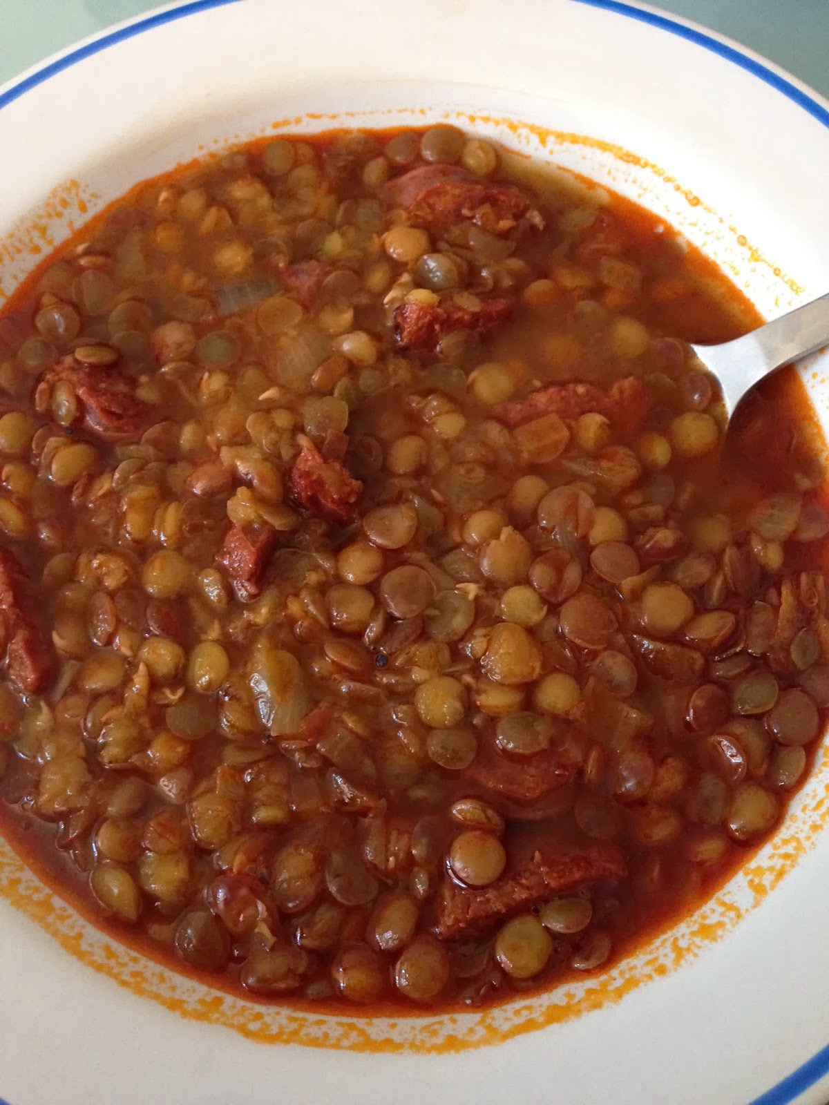 Lentejas con Chorizo ~ Recetas Cookeo