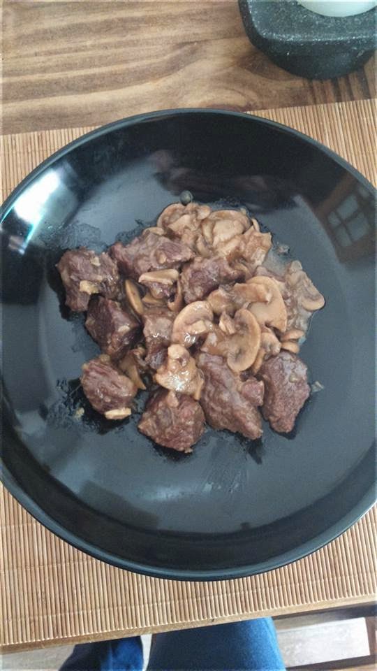 TERNERA CON CHAMPIÑONES por Sonia Onieva ~ Recetas Cookeo