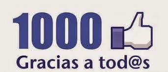 Ya somos 1000 en la pagina de facebook!!! ~ Recetas Cookeo