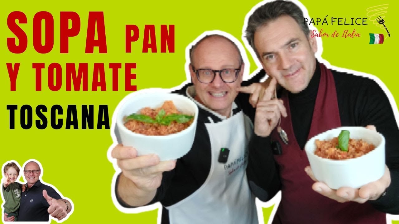 Recetas Cookeo: Pappa col Pomodoro (Sopa de Pan, Tomate y Albahaca